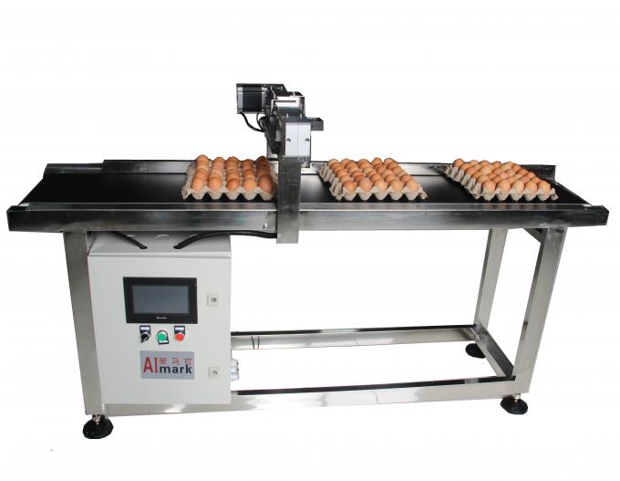 400W インクジェットプリンター 卵の日付を印刷するための卵のコーディングコンベアベルト 0