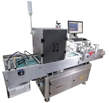 フリッププレート拒絶コード印刷 バッチカウント付き視覚検査機