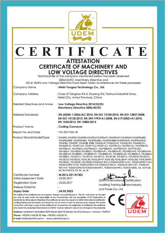 中国 Hefei Luox Yougao Technology Co., Ltd. 認証